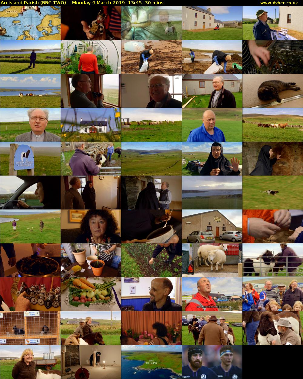 An Island Parish (BBC TWO) Monday 4 March 2019 13:45 - 14:15