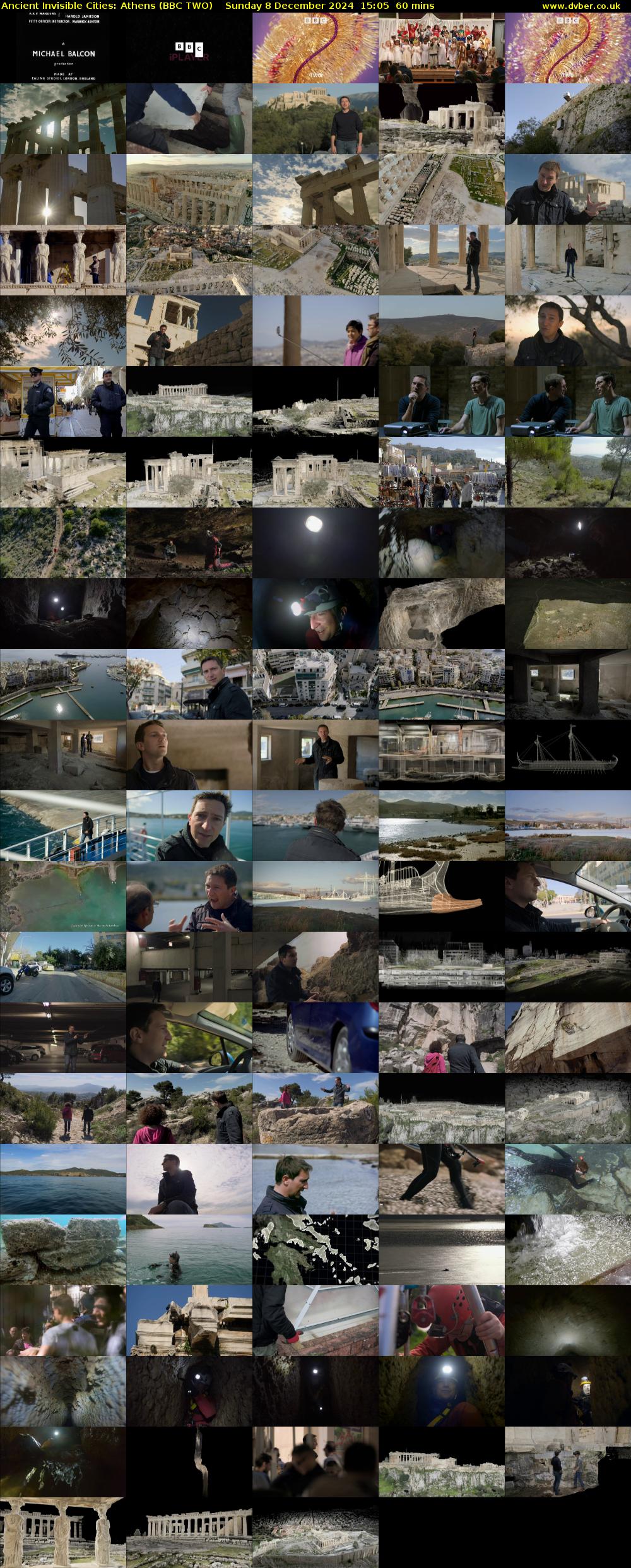 Ancient Invisible Cities: Athens (BBC TWO) Sunday 8 December 2024 15:05 - 16:05