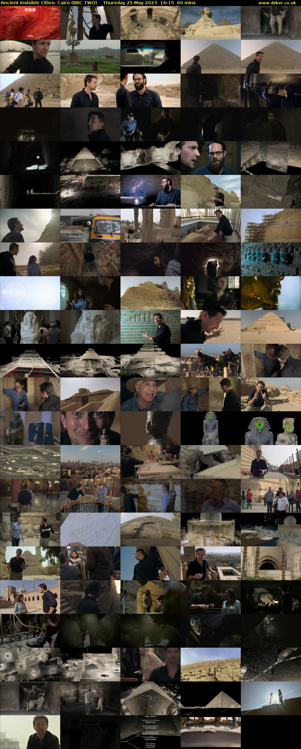 Ancient Invisible Cities: Cairo (BBC TWO) Thursday 25 May 2023 16:15 - 17:15