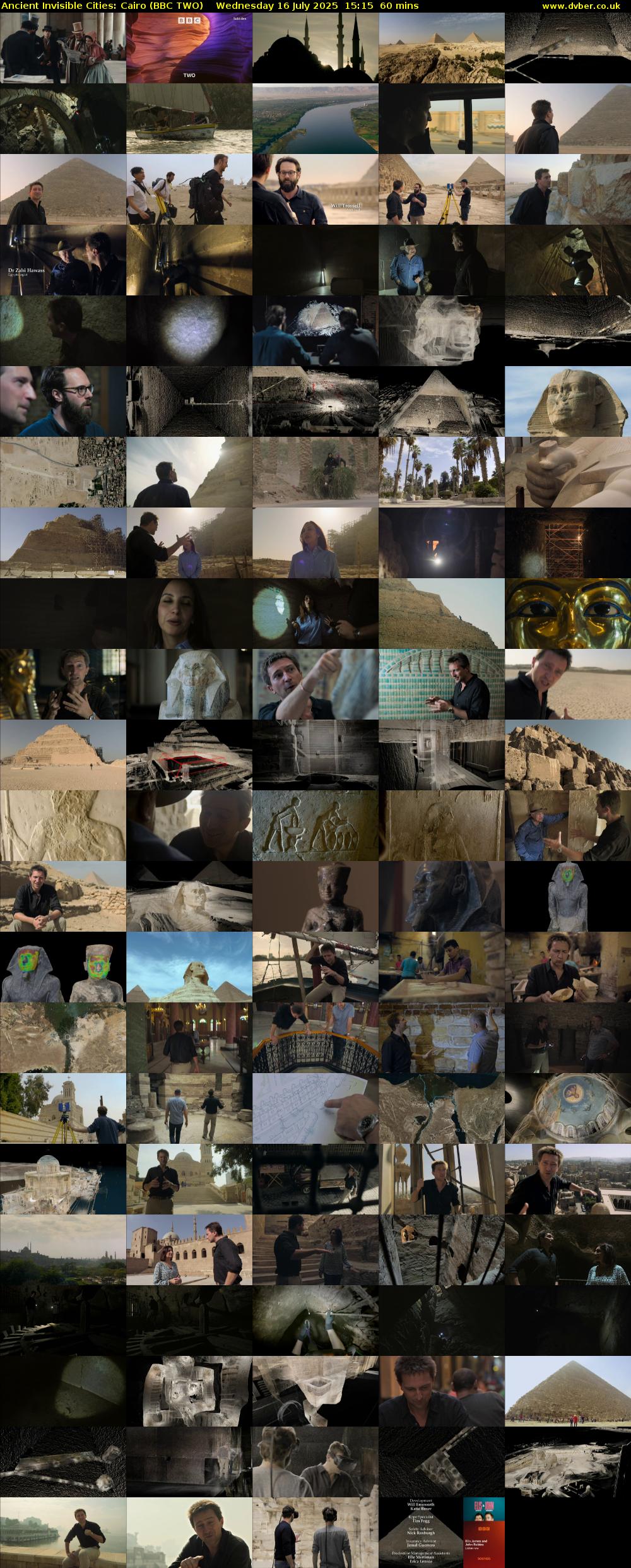 Ancient Invisible Cities: Cairo (BBC TWO) Wednesday 16 July 2025 15:15 - 16:15