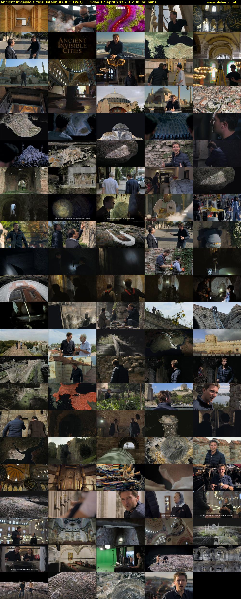 Ancient Invisible Cities: Istanbul (BBC TWO) Friday 17 April 2026 15:30 - 16:30