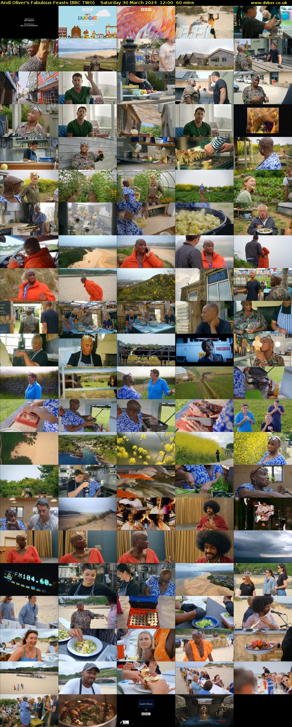 Andi Oliver's Fabulous Feasts (BBC TWO) Saturday 30 March 2024 12:00 - 13:00