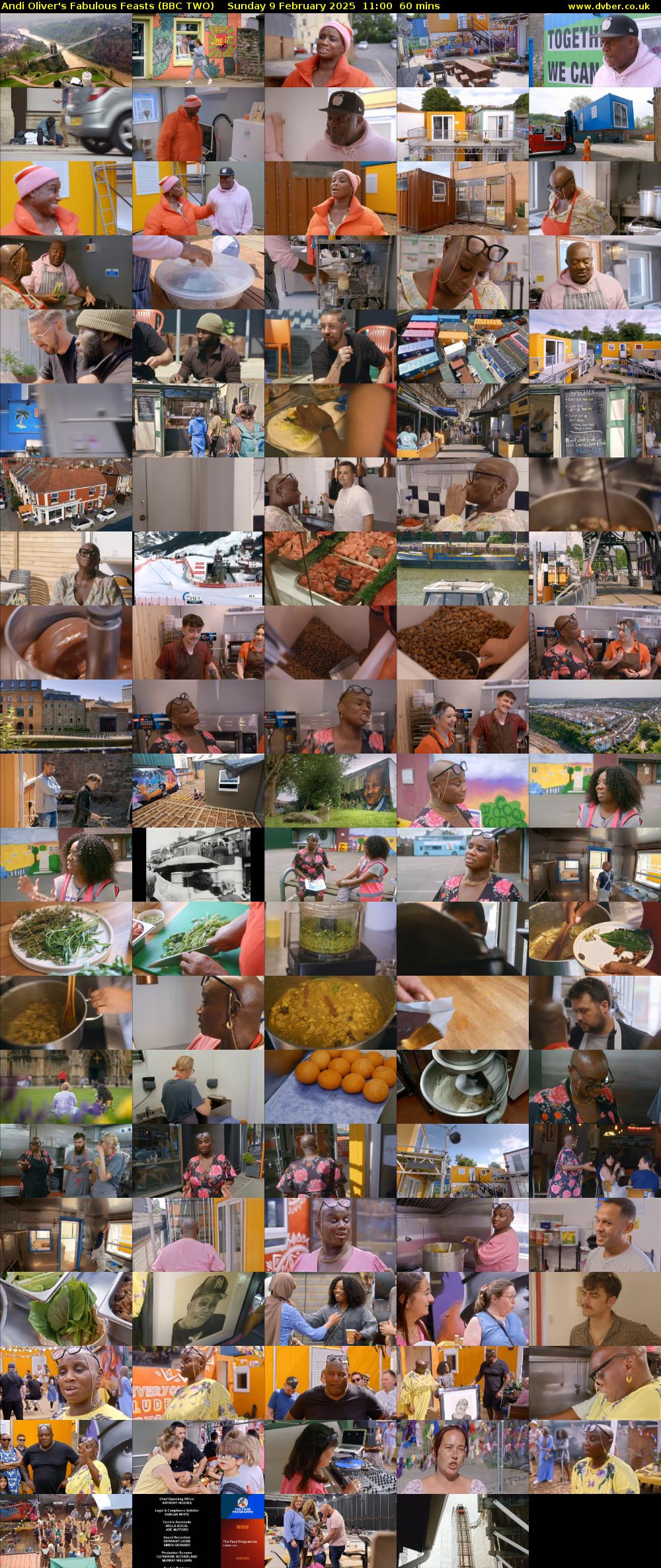Andi Oliver's Fabulous Feasts (BBC TWO) Sunday 9 February 2025 11:00 - 12:00