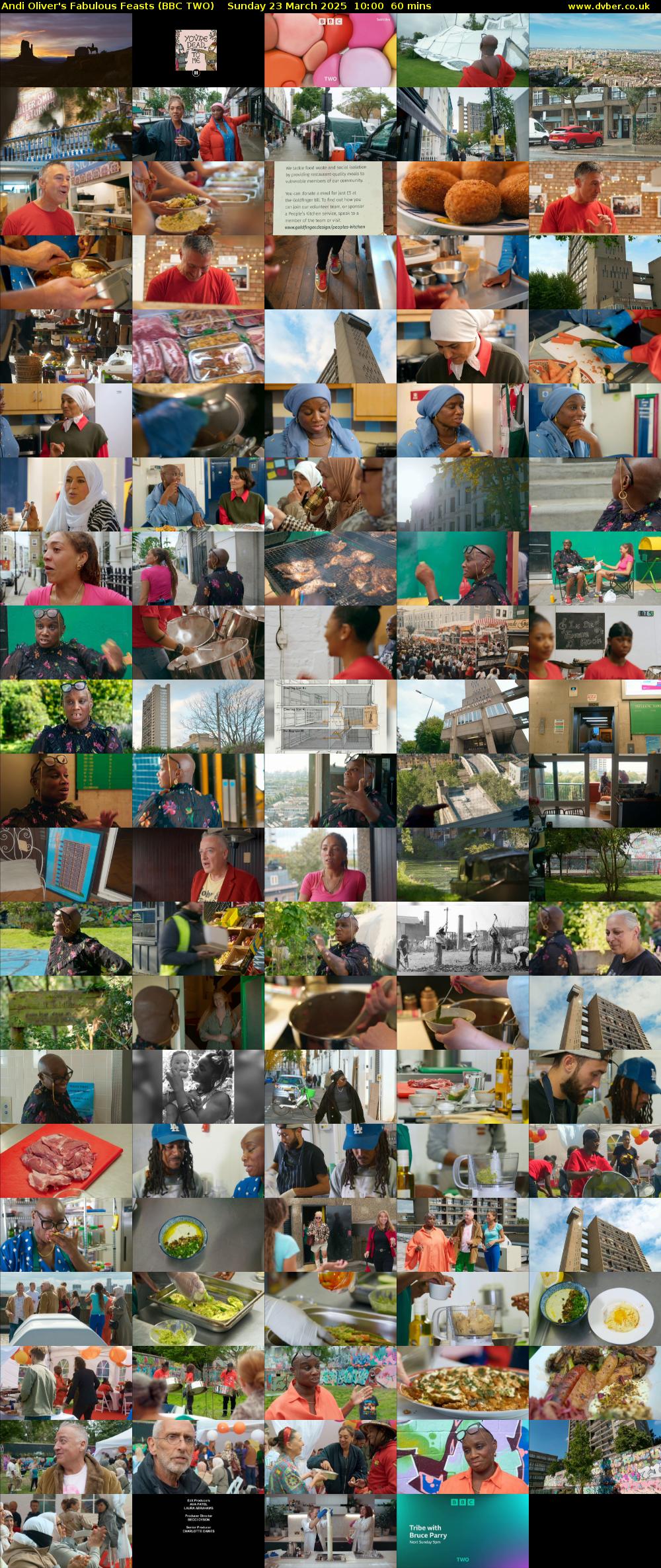 Andi Oliver's Fabulous Feasts (BBC TWO) Sunday 23 March 2025 10:00 - 11:00