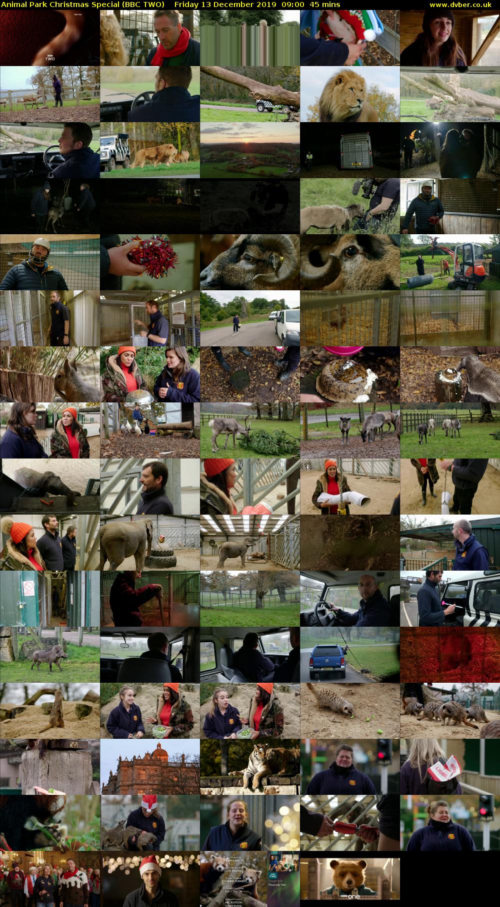 Animal Park Christmas Special (BBC TWO) Friday 13 December 2019 09:00 - 09:45