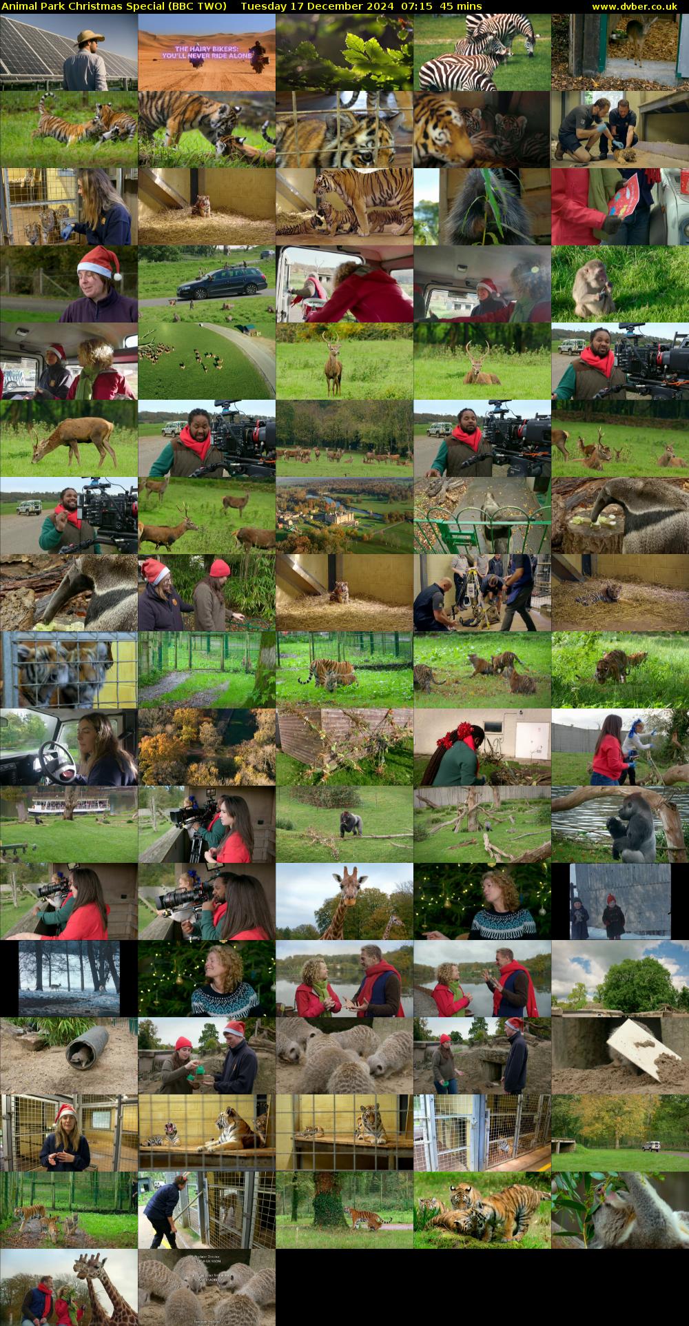 Animal Park Christmas Special (BBC TWO) Tuesday 17 December 2024 07:15 - 08:00