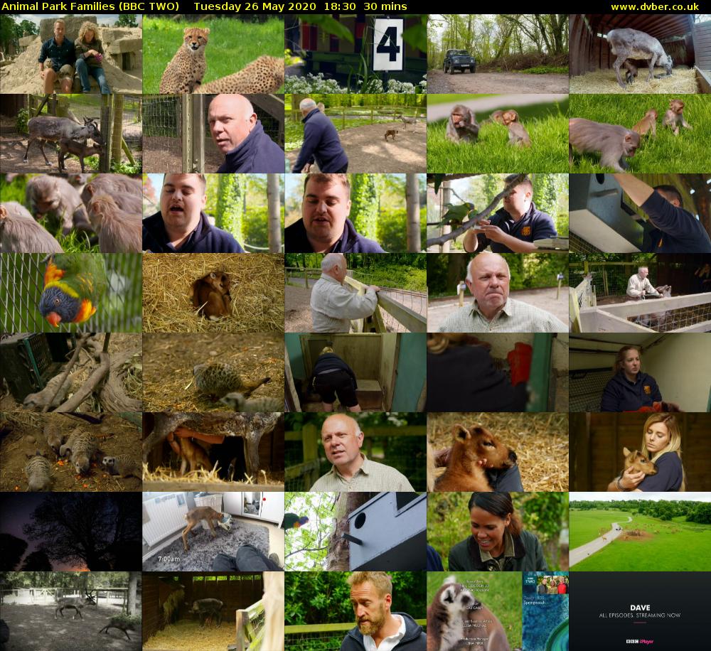 Animal Park Families (BBC TWO) Tuesday 26 May 2020 18:30 - 19:00