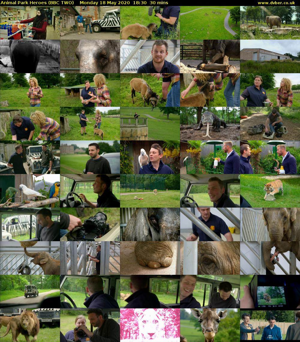 Animal Park Heroes (BBC TWO) Monday 18 May 2020 18:30 - 19:00