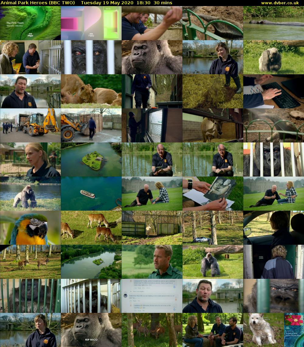 Animal Park Heroes (BBC TWO) Tuesday 19 May 2020 18:30 - 19:00