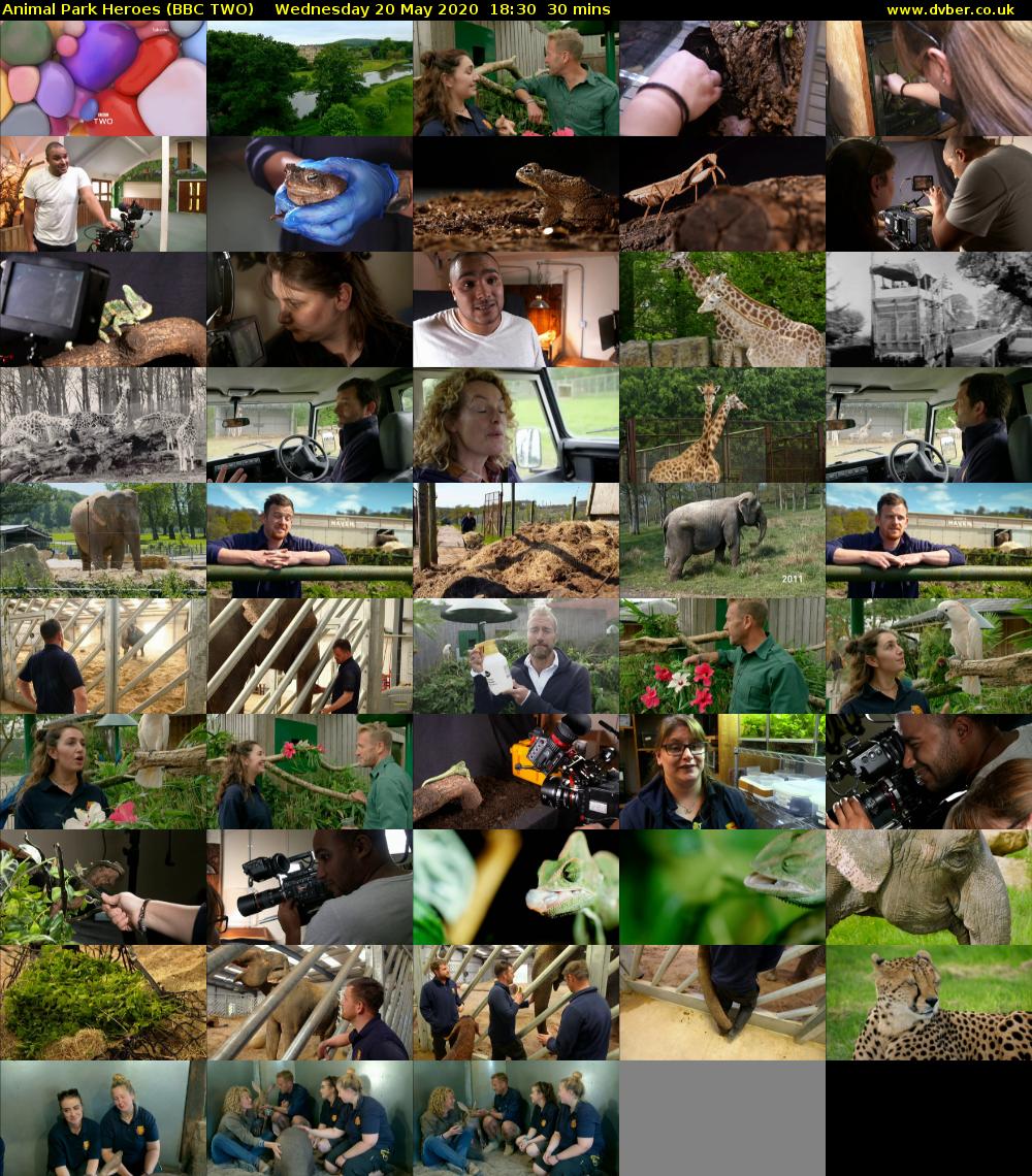Animal Park Heroes (BBC TWO) Wednesday 20 May 2020 18:30 - 19:00