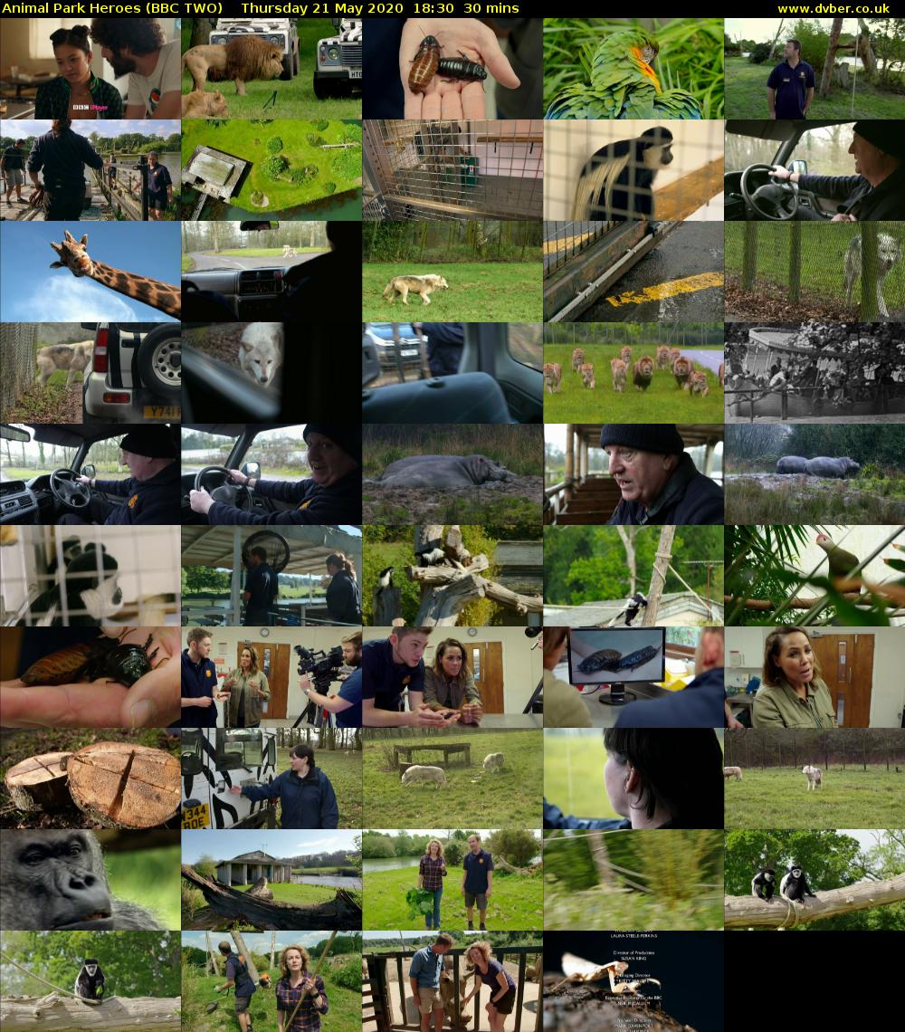 Animal Park Heroes (BBC TWO) Thursday 21 May 2020 18:30 - 19:00