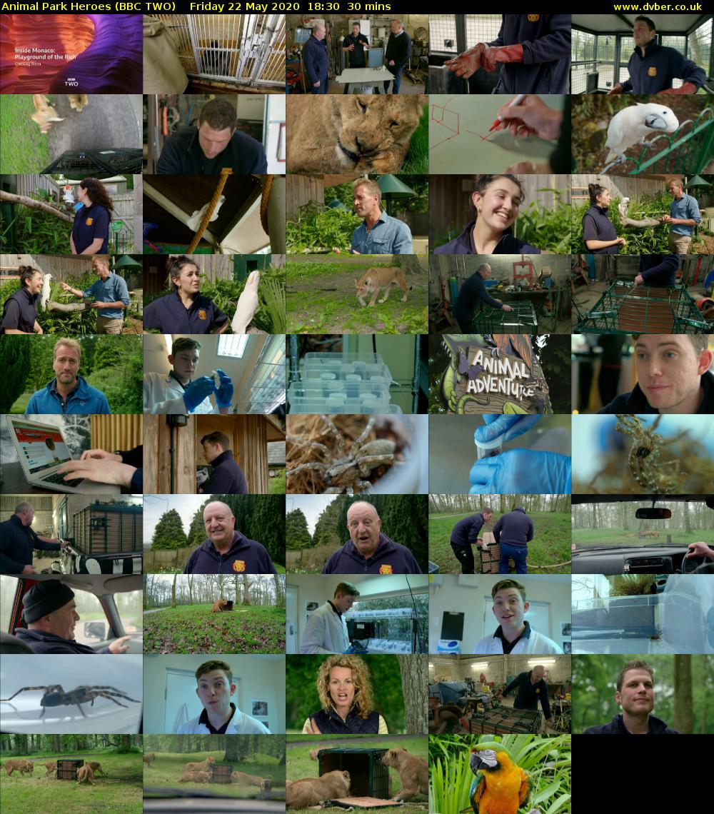 Animal Park Heroes (BBC TWO) Friday 22 May 2020 18:30 - 19:00