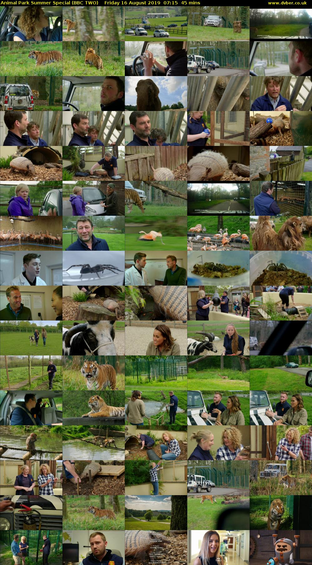 Animal Park Summer Special (BBC TWO) Friday 16 August 2019 07:15 - 08:00