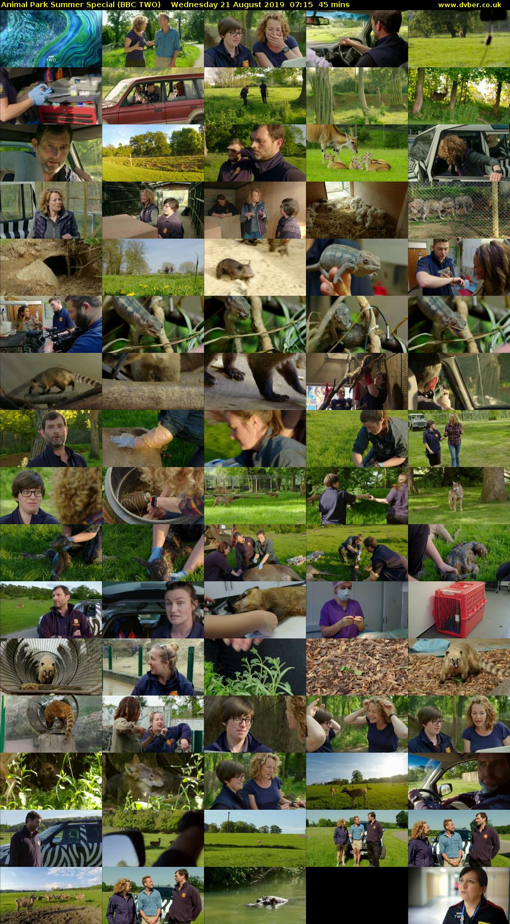 Animal Park Summer Special (BBC TWO) Wednesday 21 August 2019 07:15 - 08:00