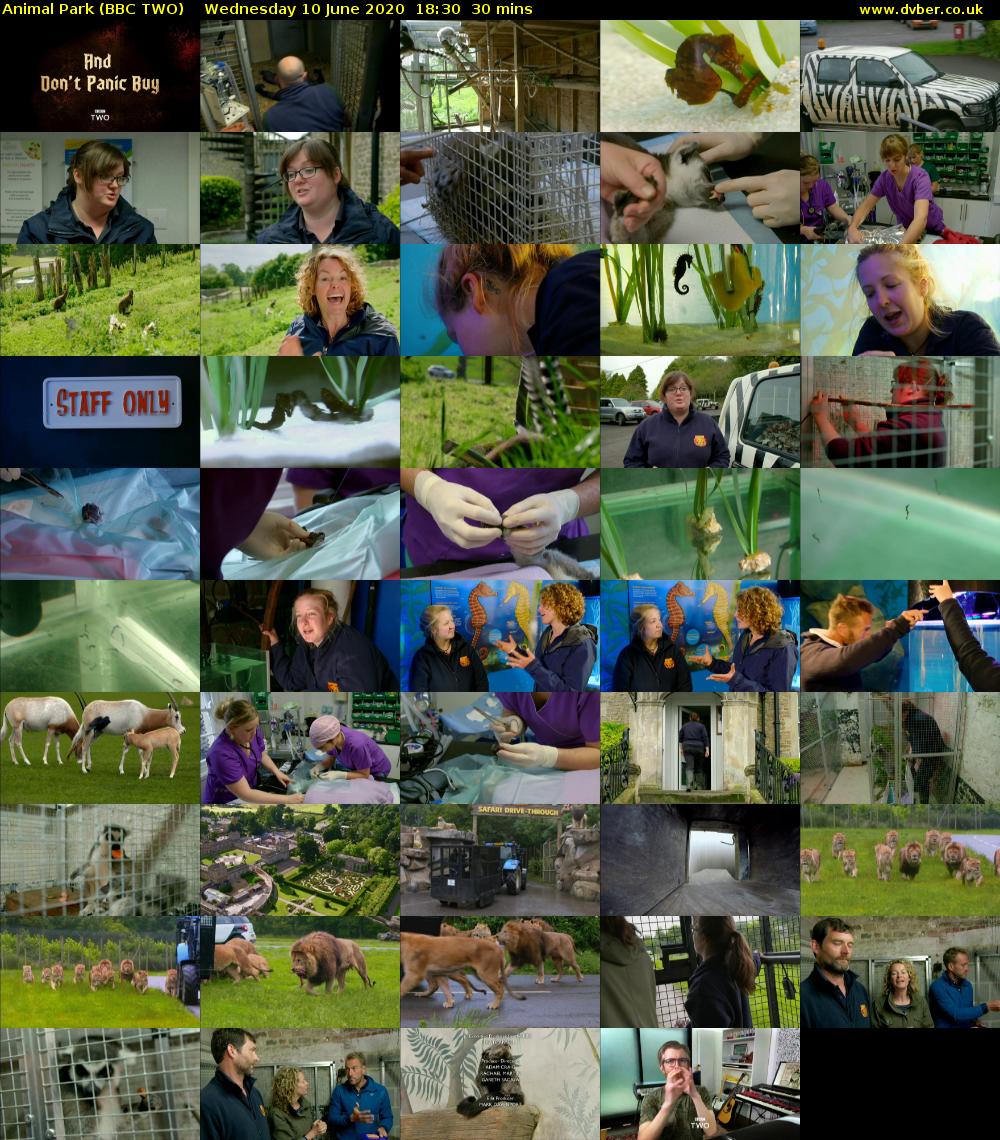 Animal Park (BBC TWO) Wednesday 10 June 2020 18:30 - 19:00