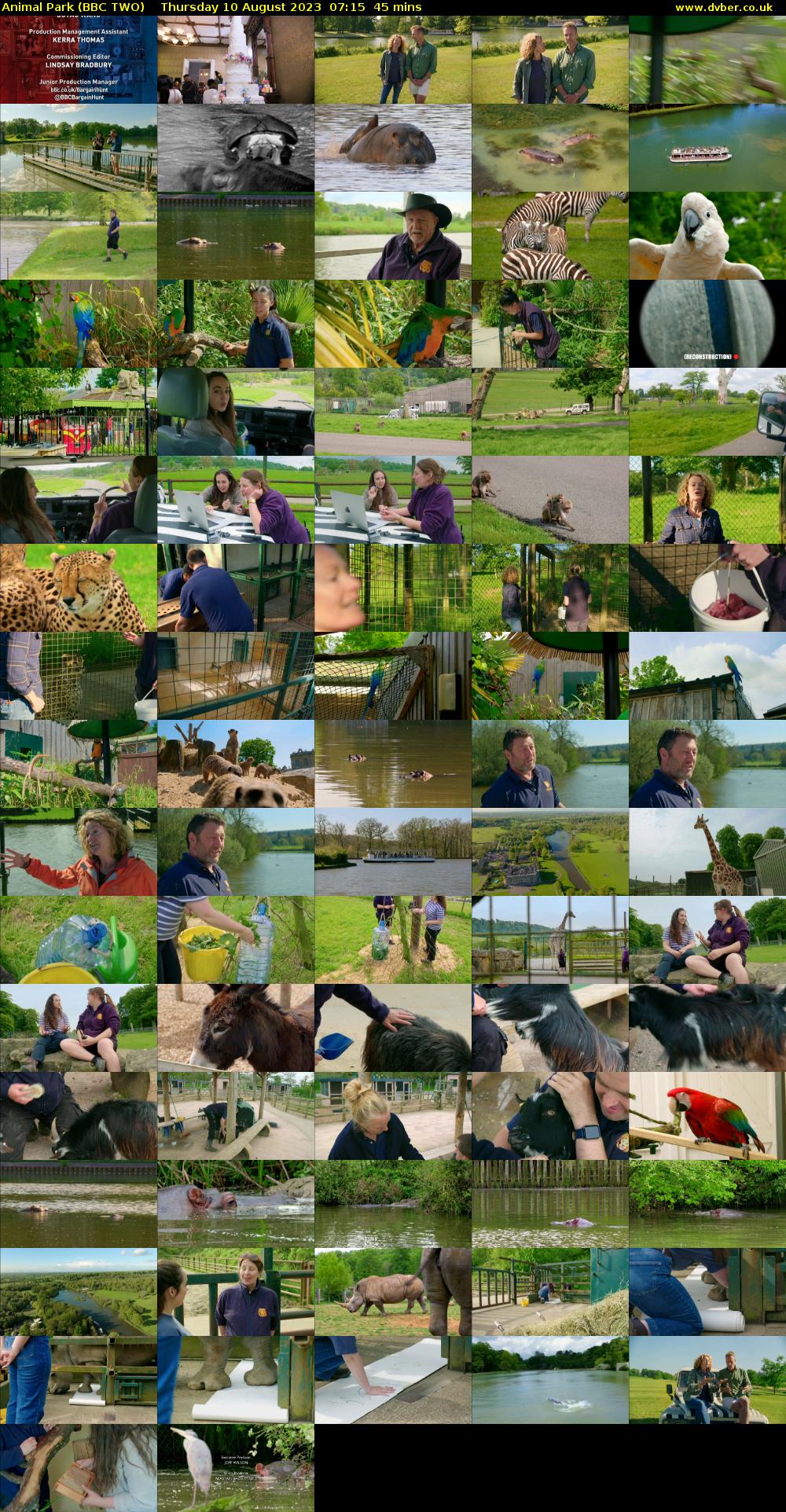 Animal Park (BBC TWO) Thursday 10 August 2023 07:15 - 08:00