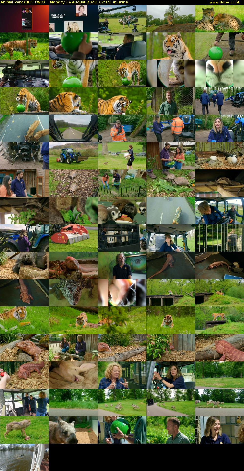 Animal Park (BBC TWO) Monday 14 August 2023 07:15 - 08:00
