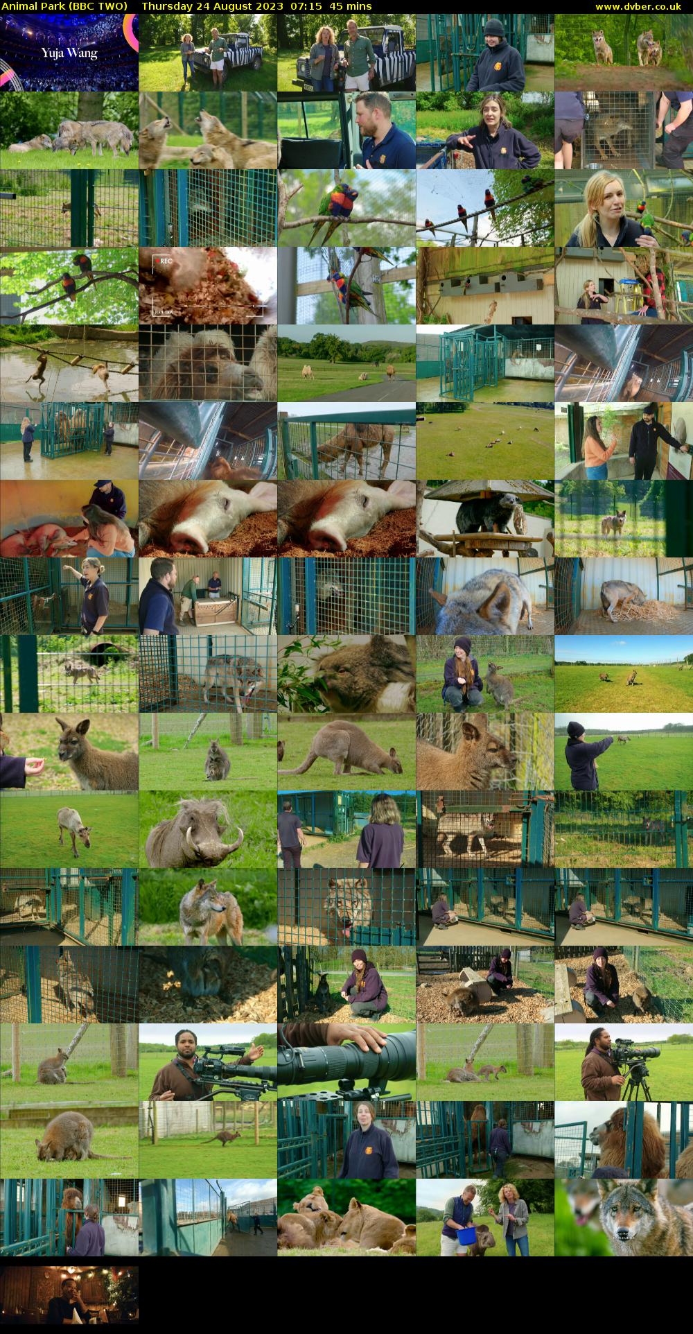 Animal Park (BBC TWO) Thursday 24 August 2023 07:15 - 08:00
