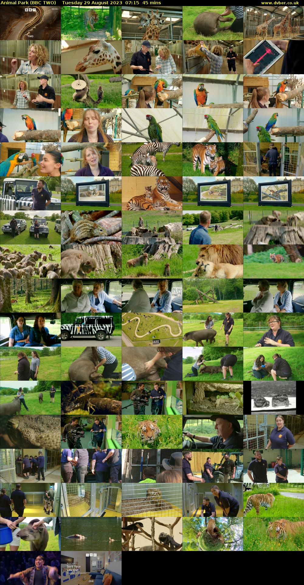 Animal Park (BBC TWO) Tuesday 29 August 2023 07:15 - 08:00