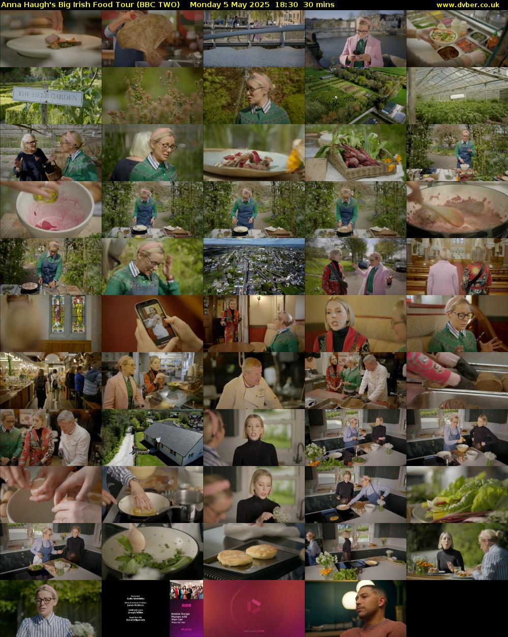 Anna Haugh's Big Irish Food Tour (BBC TWO) Monday 5 May 2025 18:30 - 19:00