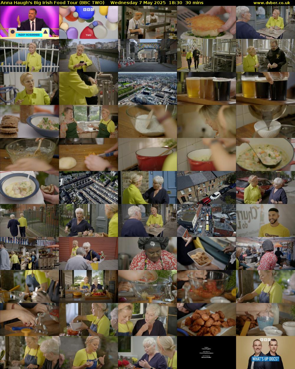 Anna Haugh's Big Irish Food Tour (BBC TWO) Wednesday 7 May 2025 18:30 - 19:00
