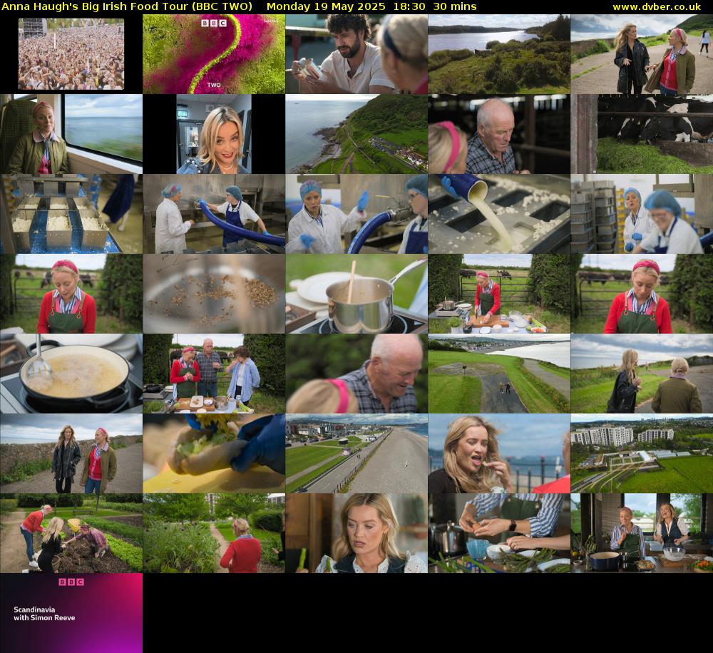 Anna Haugh's Big Irish Food Tour (BBC TWO) Monday 19 May 2025 18:30 - 19:00