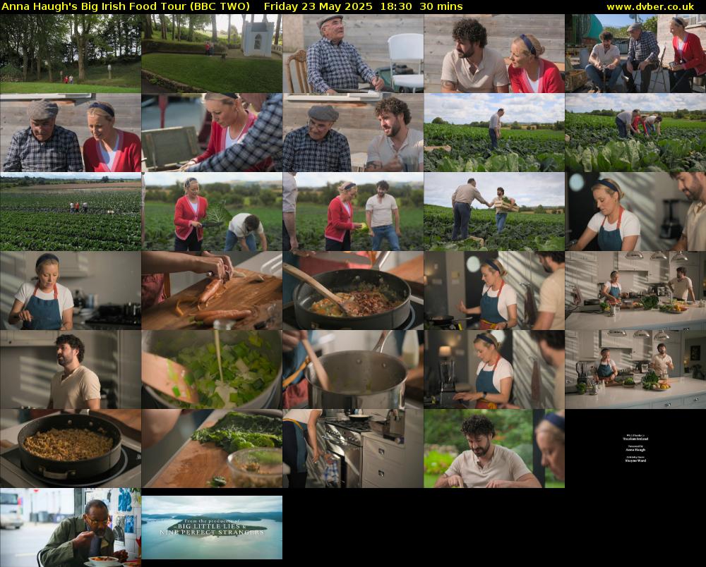 Anna Haugh's Big Irish Food Tour (BBC TWO) Friday 23 May 2025 18:30 - 19:00