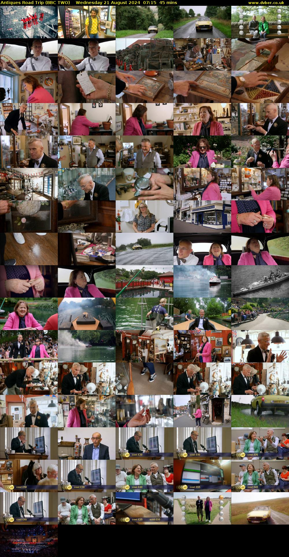 Antiques Road Trip (BBC TWO) Wednesday 21 August 2024 07:15 - 08:00