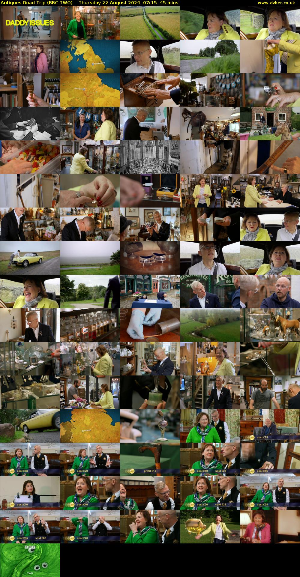 Antiques Road Trip (BBC TWO) Thursday 22 August 2024 07:15 - 08:00