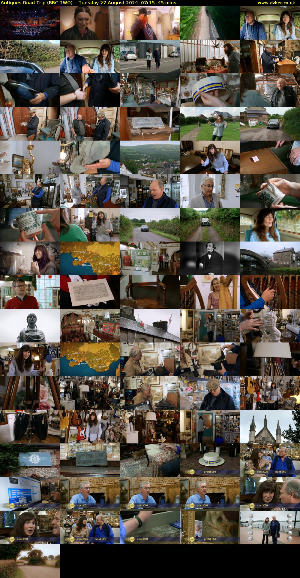 Antiques Road Trip (BBC TWO) Tuesday 27 August 2024 07:15 - 08:00