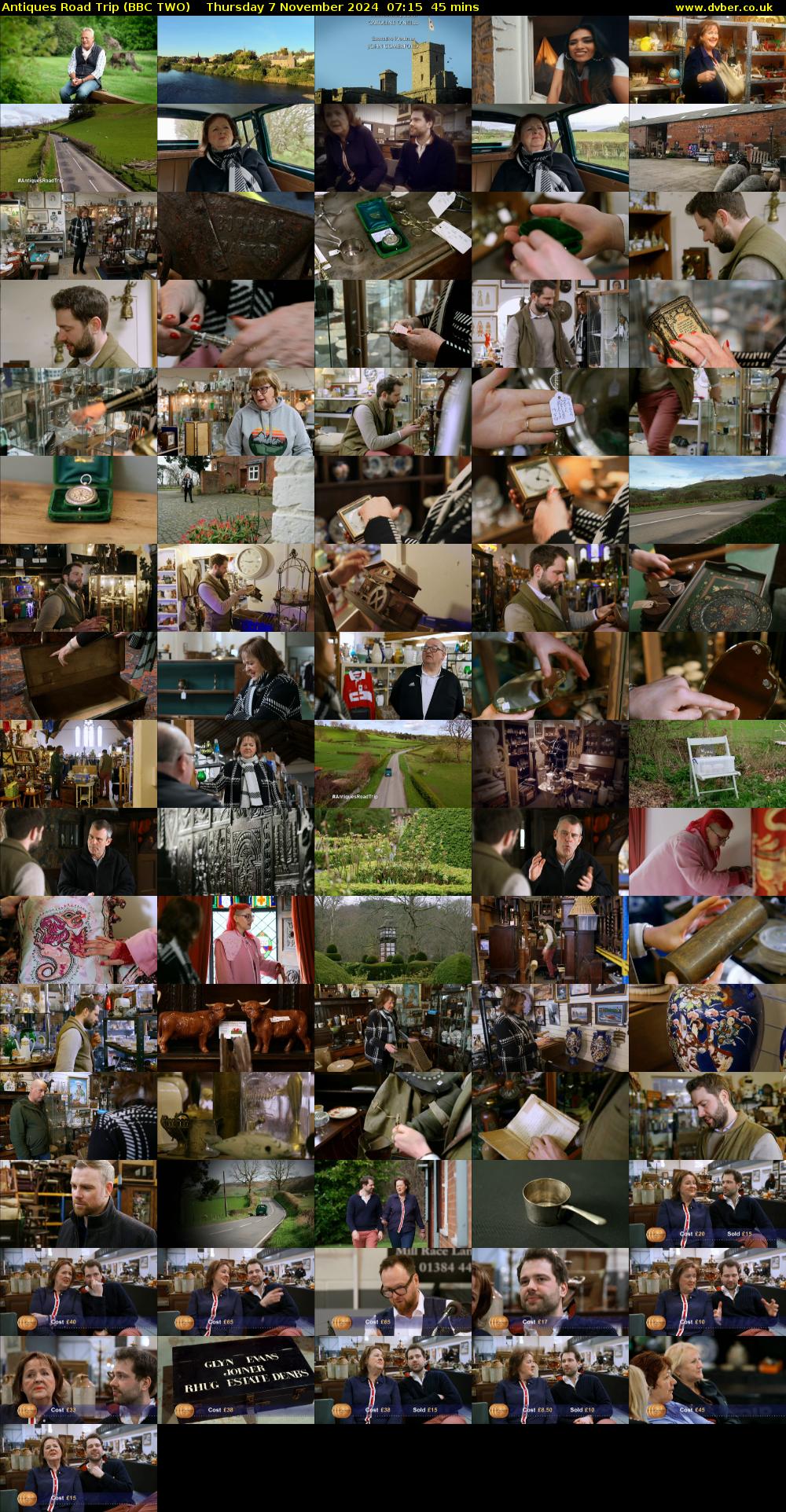 Antiques Road Trip (BBC TWO) Thursday 7 November 2024 07:15 - 08:00