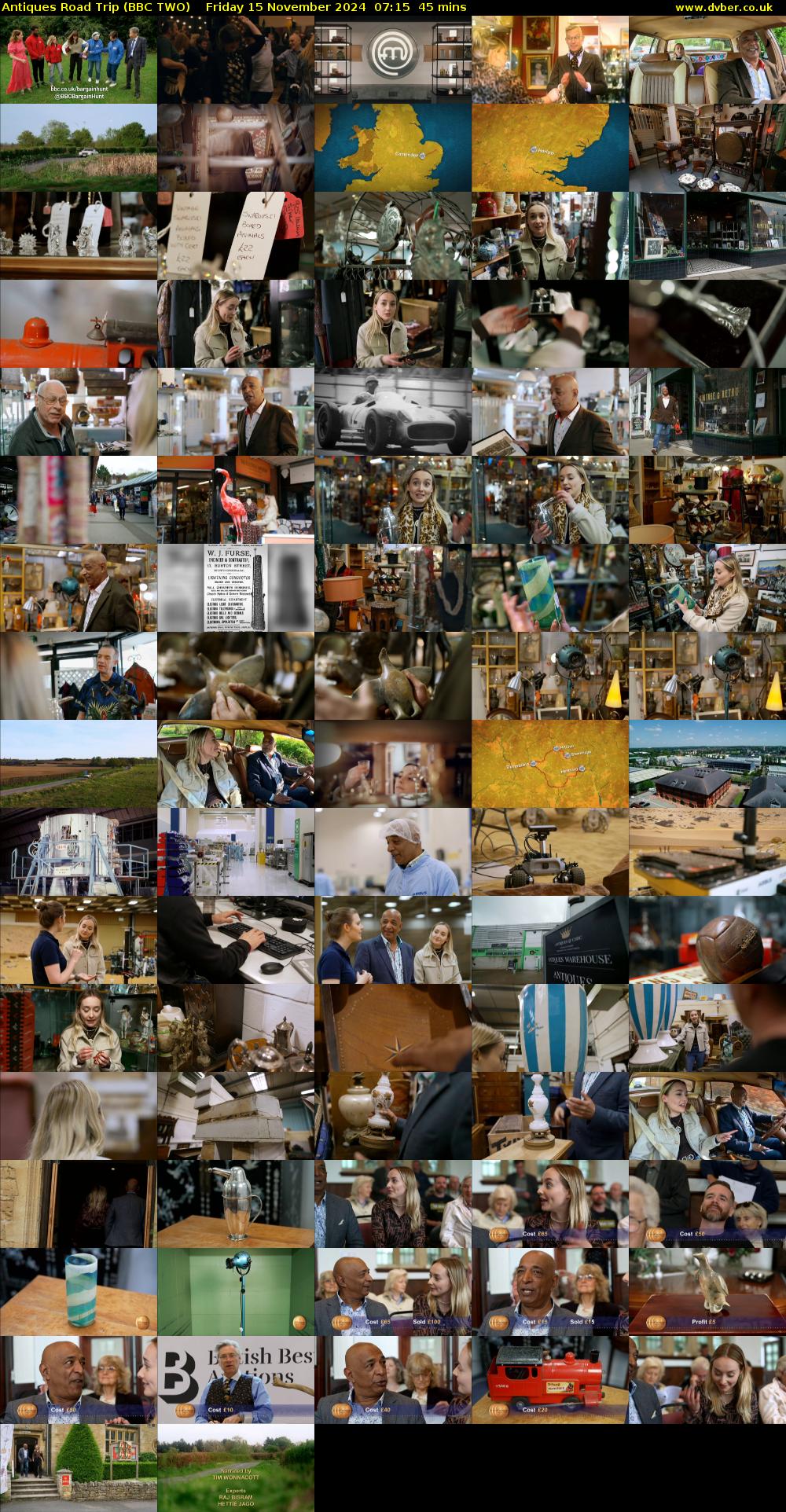 Antiques Road Trip (BBC TWO) Friday 15 November 2024 07:15 - 08:00