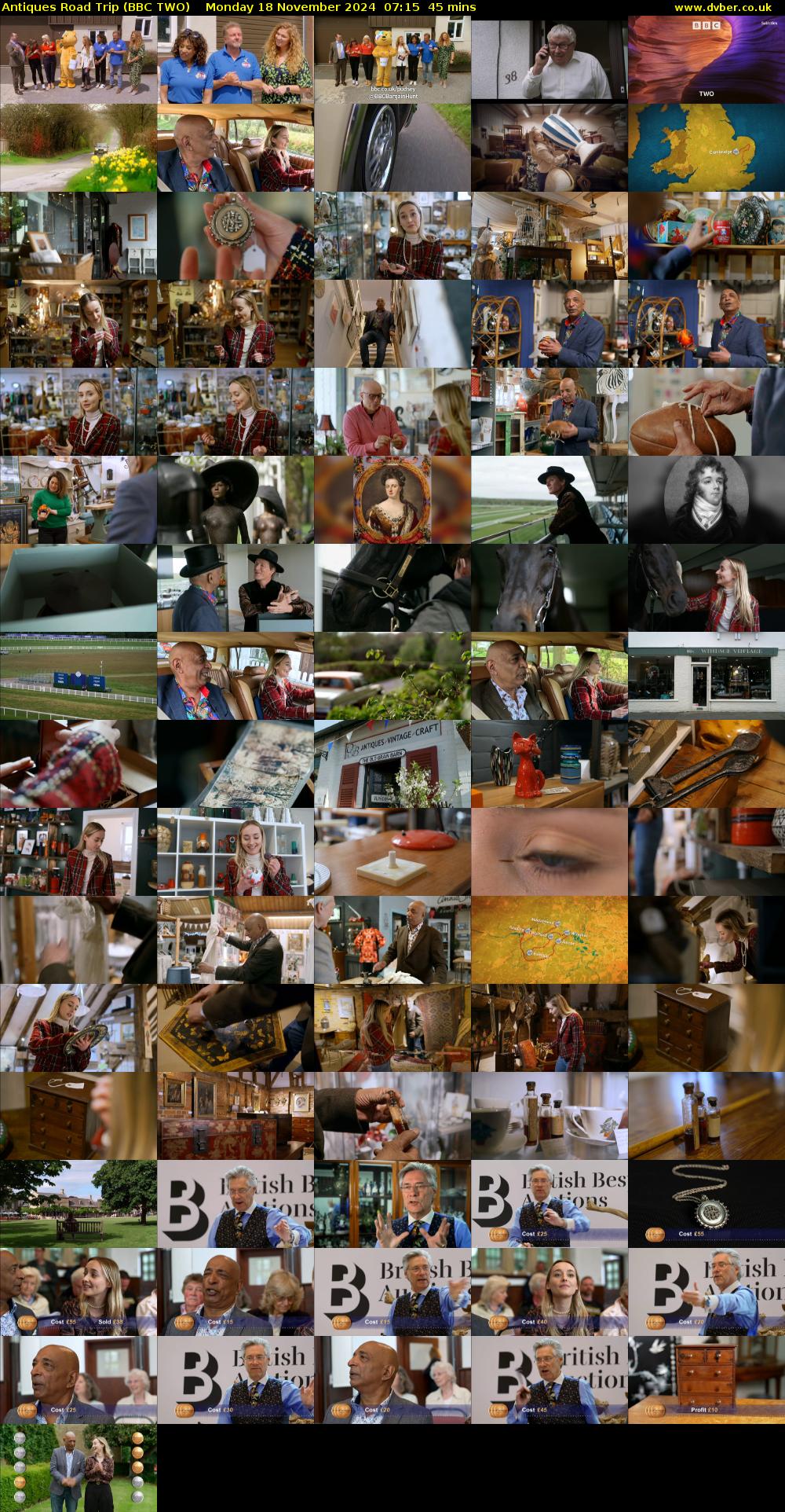 Antiques Road Trip (BBC TWO) Monday 18 November 2024 07:15 - 08:00