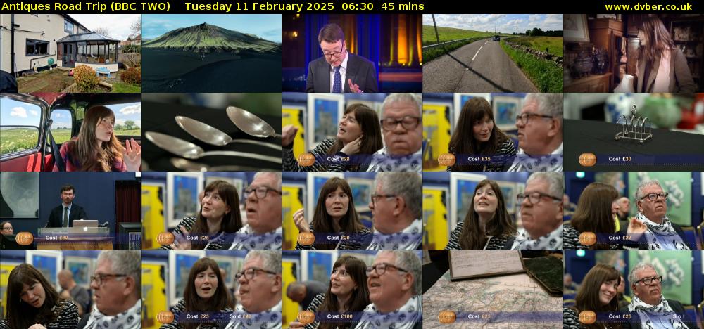 Antiques Road Trip (BBC TWO) Tuesday 11 February 2025 06:30 - 07:15