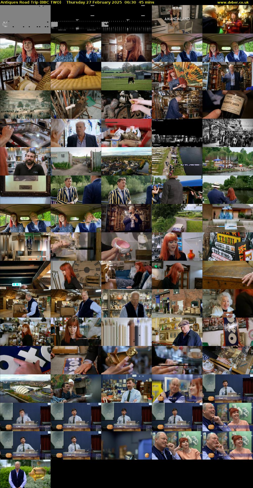 Antiques Road Trip (BBC TWO) Thursday 27 February 2025 06:30 - 07:15