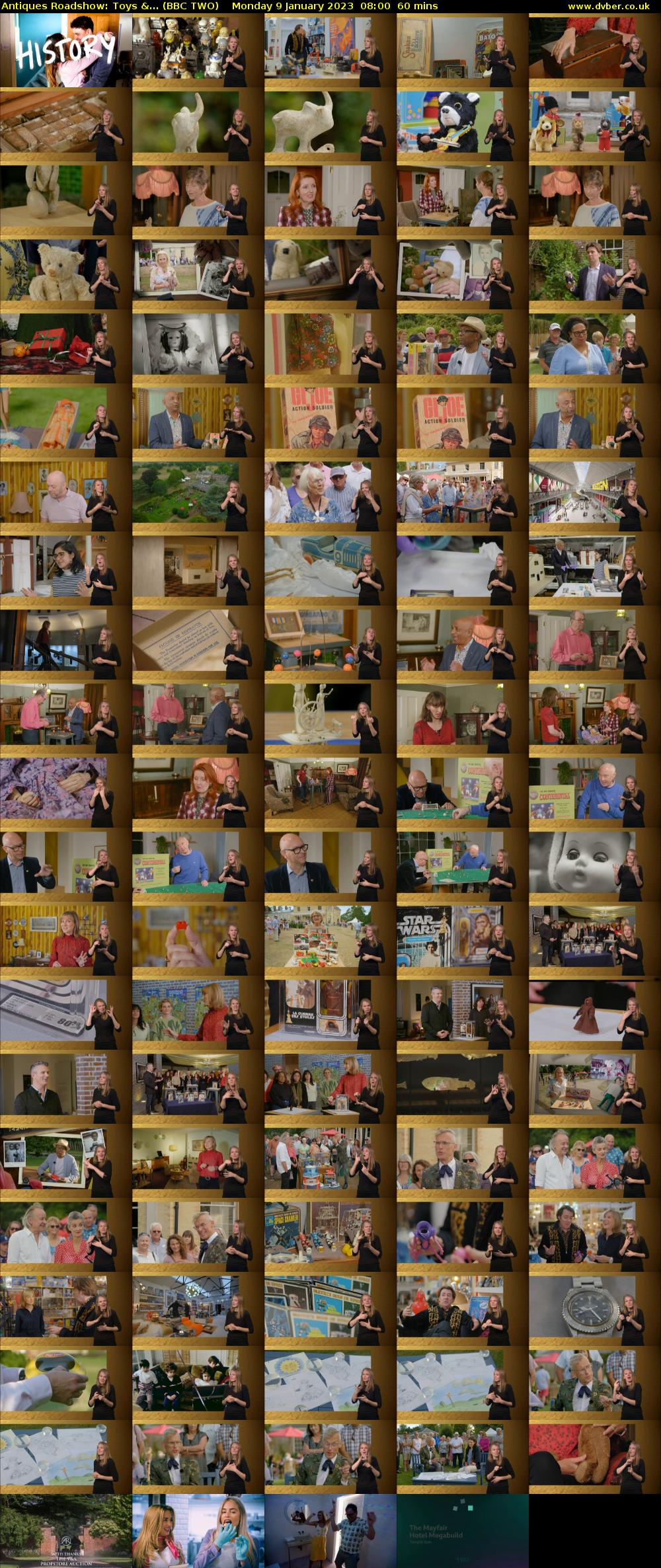 Antiques Roadshow: Toys &... (BBC TWO) Monday 9 January 2023 08:00 - 09:00