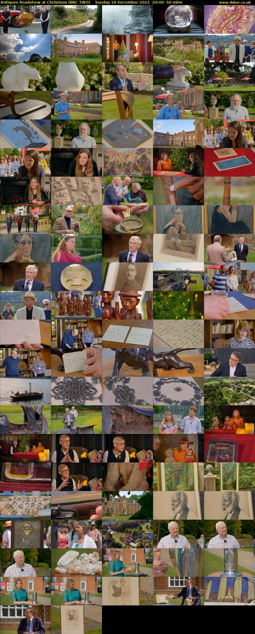 Antiques Roadshow at Christmas (BBC TWO) Sunday 18 December 2022 20:00 - 21:00