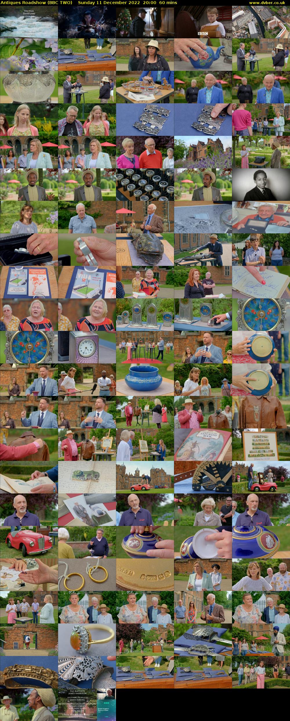 Antiques Roadshow (BBC TWO) Sunday 11 December 2022 20:00 - 21:00