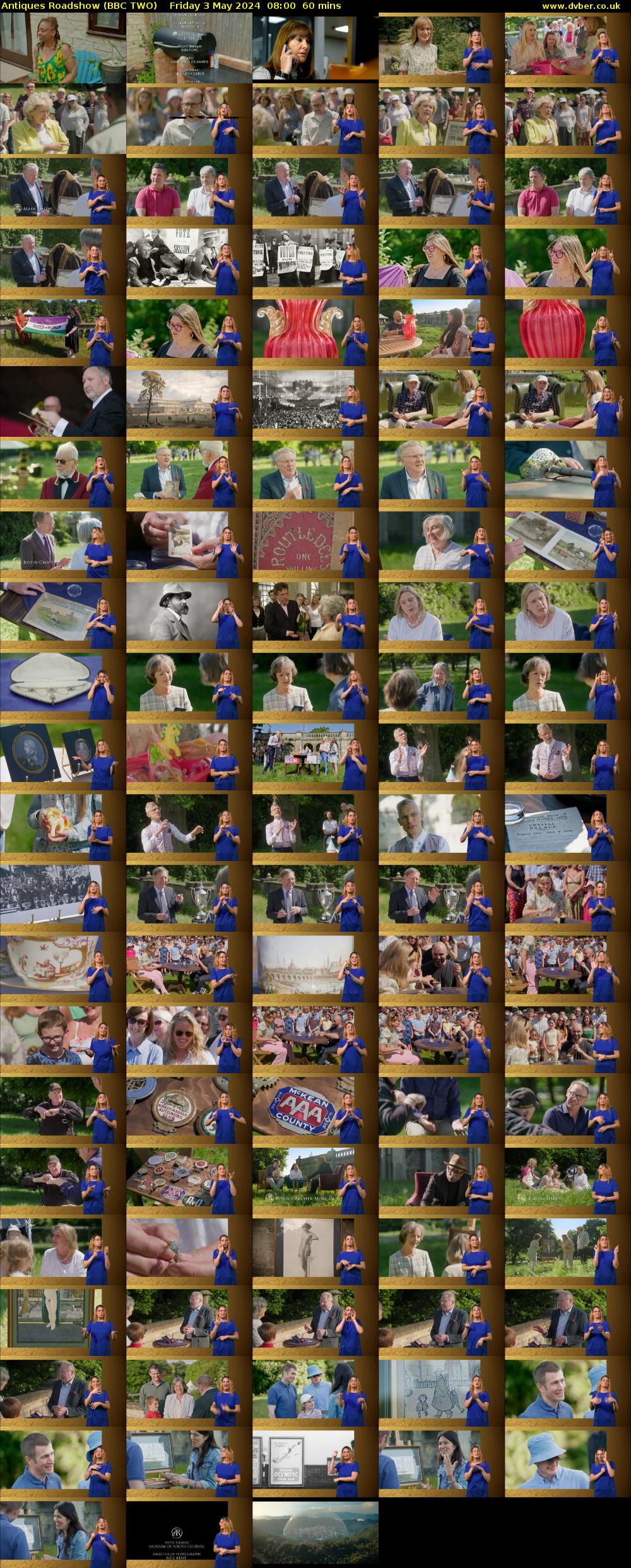 Antiques Roadshow (BBC TWO) Friday 3 May 2024 08:00 - 09:00