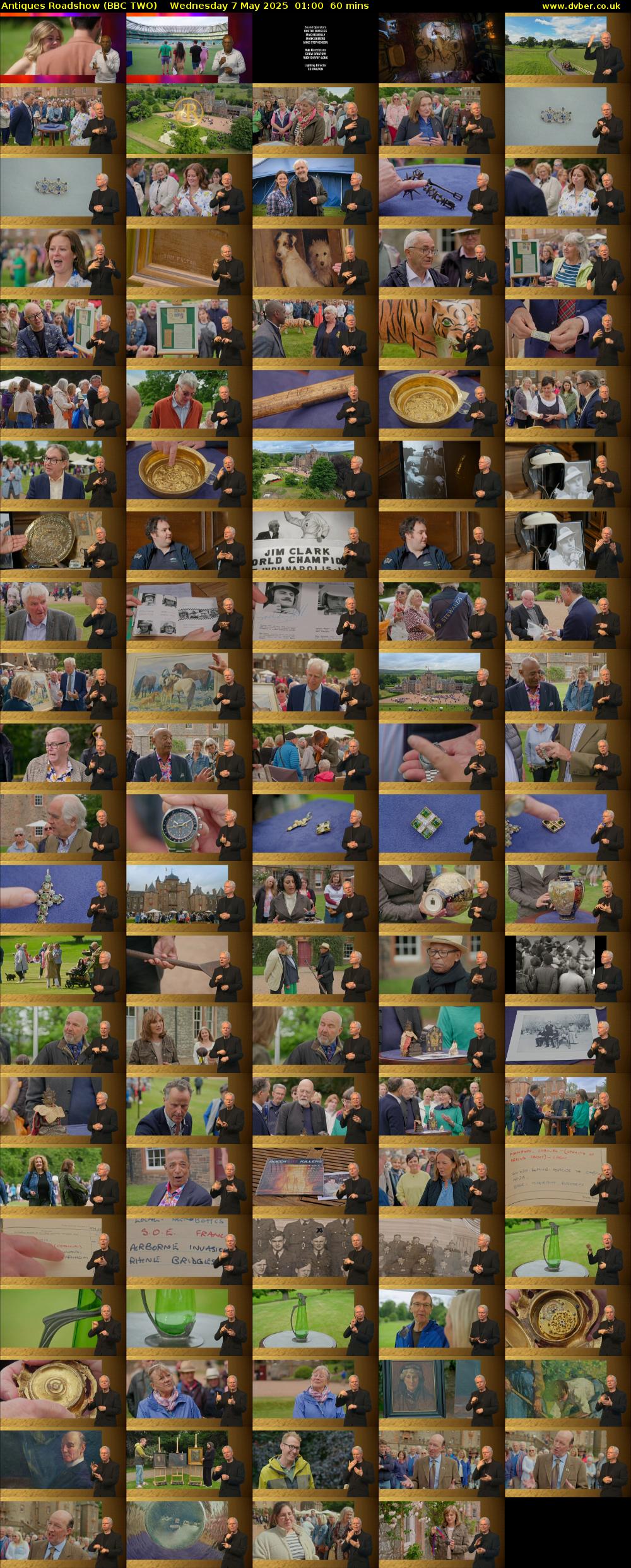 Antiques Roadshow (BBC TWO) Wednesday 7 May 2025 01:00 - 02:00