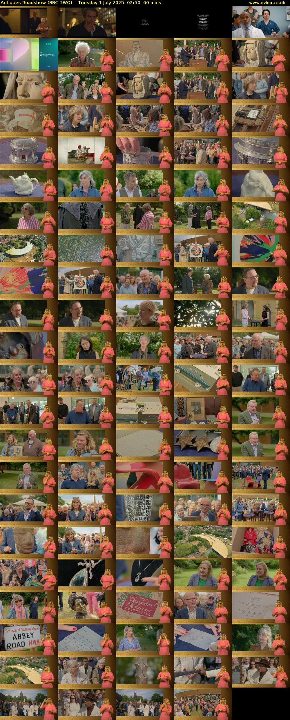 Antiques Roadshow (BBC TWO) Tuesday 1 July 2025 02:50 - 03:50