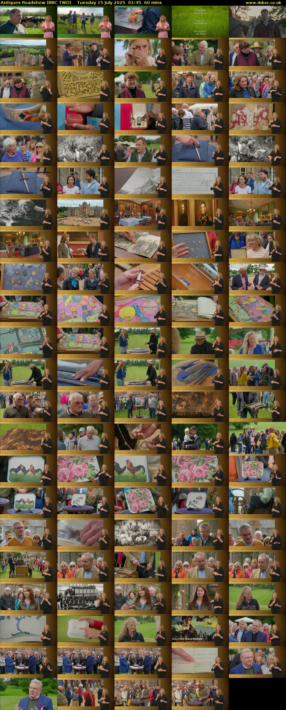 Antiques Roadshow (BBC TWO) Tuesday 15 July 2025 01:45 - 02:45
