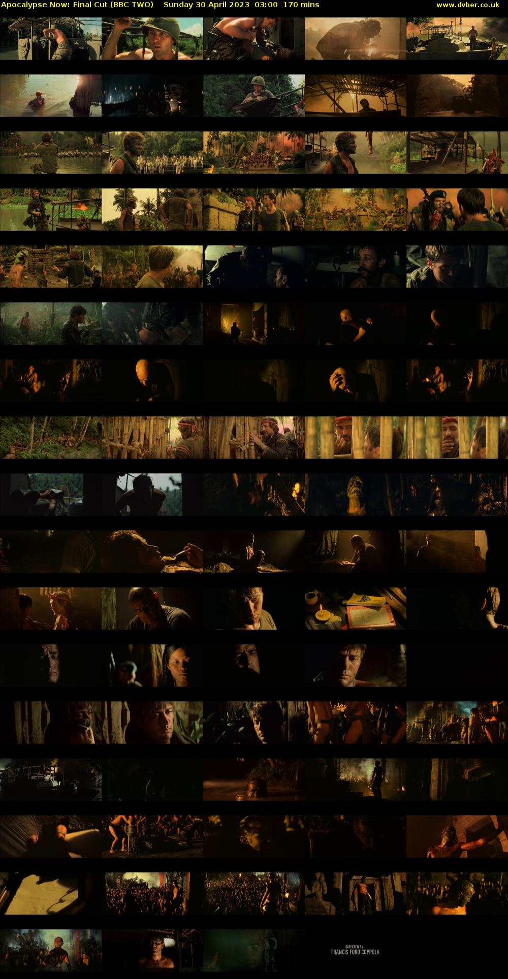 Apocalypse Now: Final Cut (BBC TWO) Sunday 30 April 2023 03:00 - 05:50