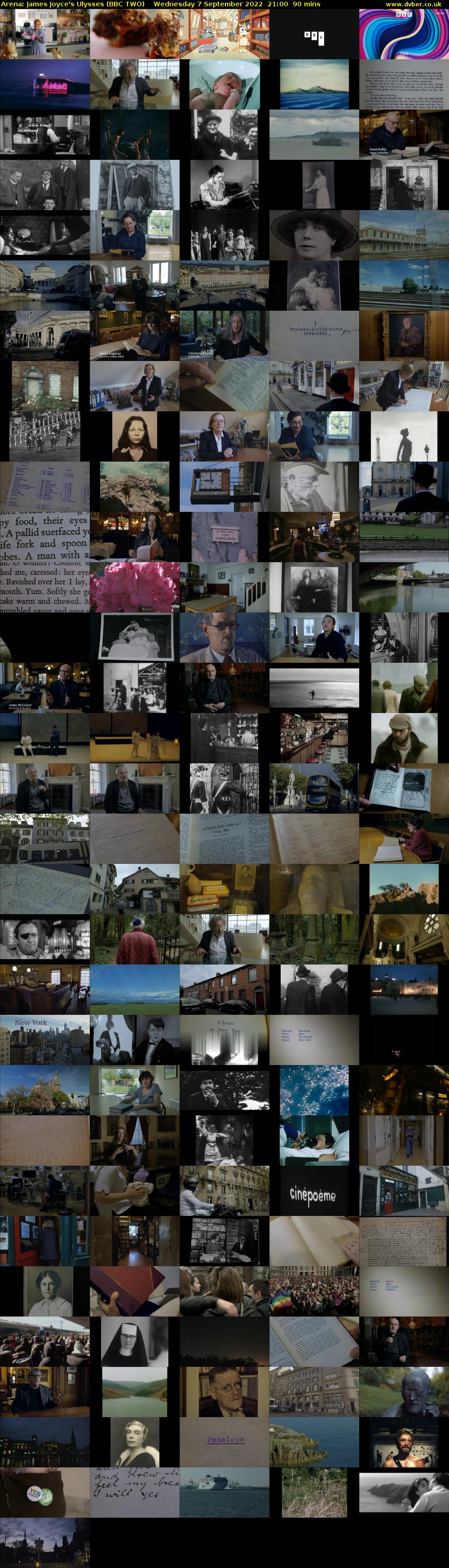 Arena: James Joyce's Ulysses (BBC TWO) Wednesday 7 September 2022 21:00 - 22:30