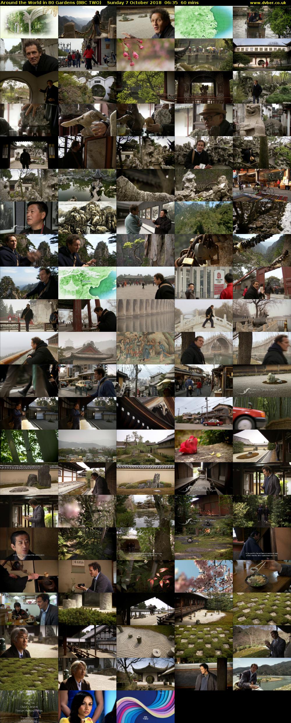 Around the World in 80 Gardens (BBC TWO) Sunday 7 October 2018 06:35 - 07:35