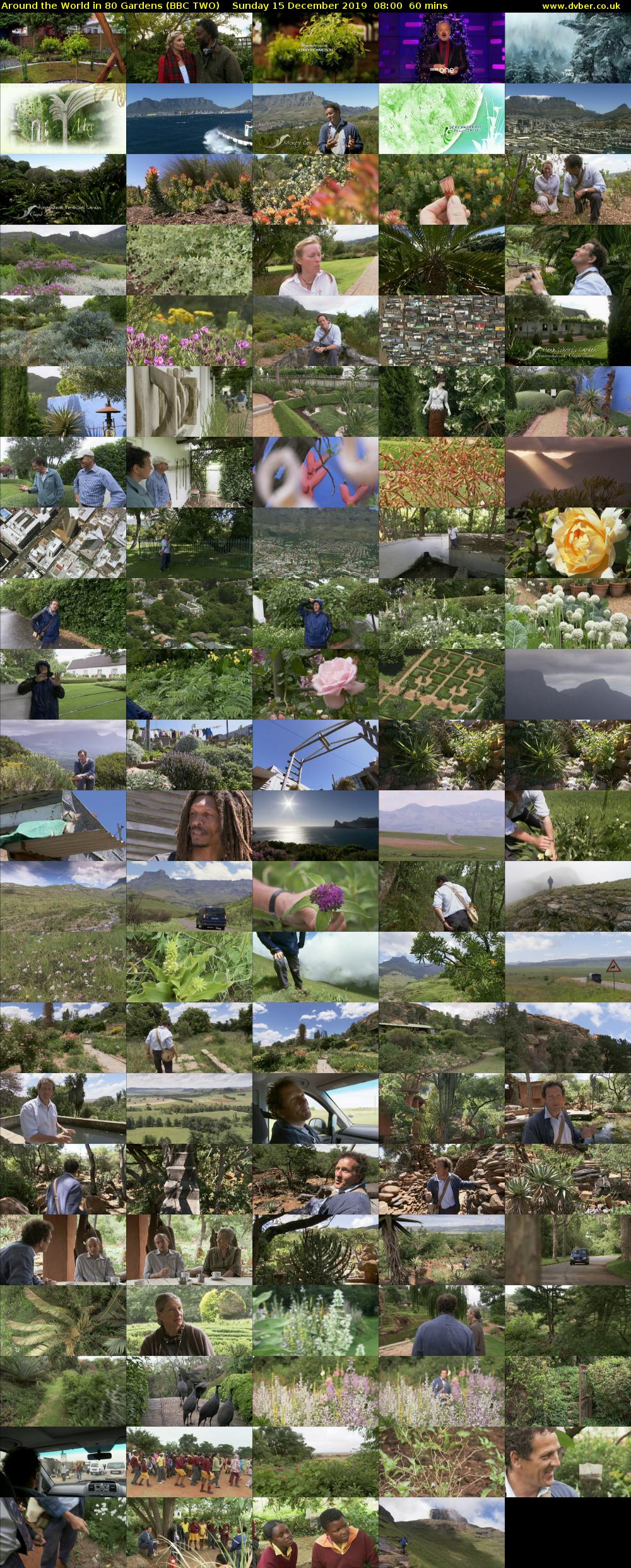 Around the World in 80 Gardens (BBC TWO) Sunday 15 December 2019 08:00 - 09:00