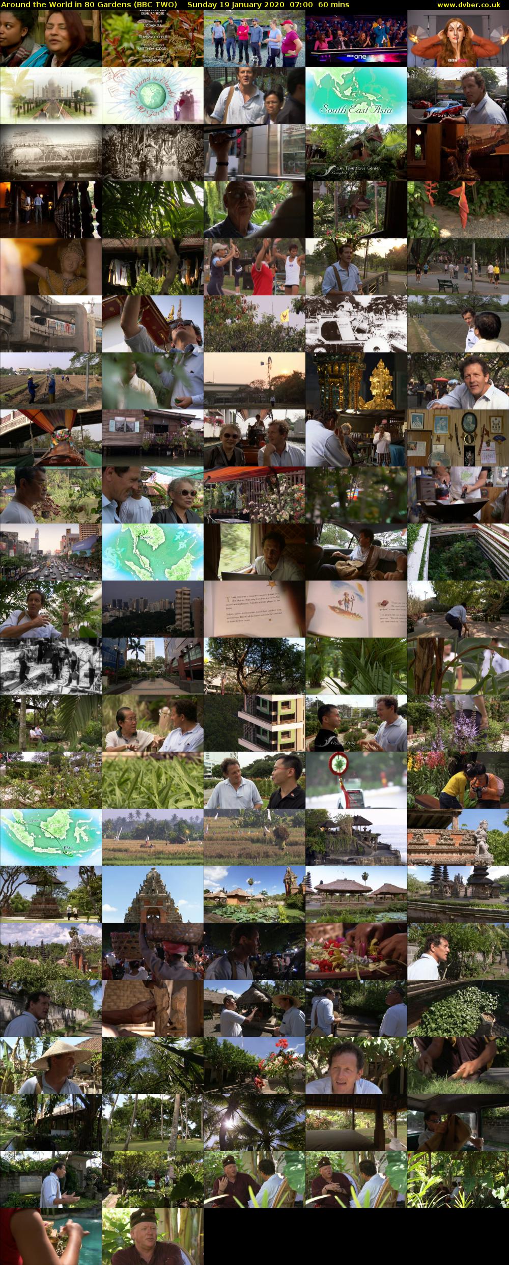Around the World in 80 Gardens (BBC TWO) Sunday 19 January 2020 07:00 - 08:00