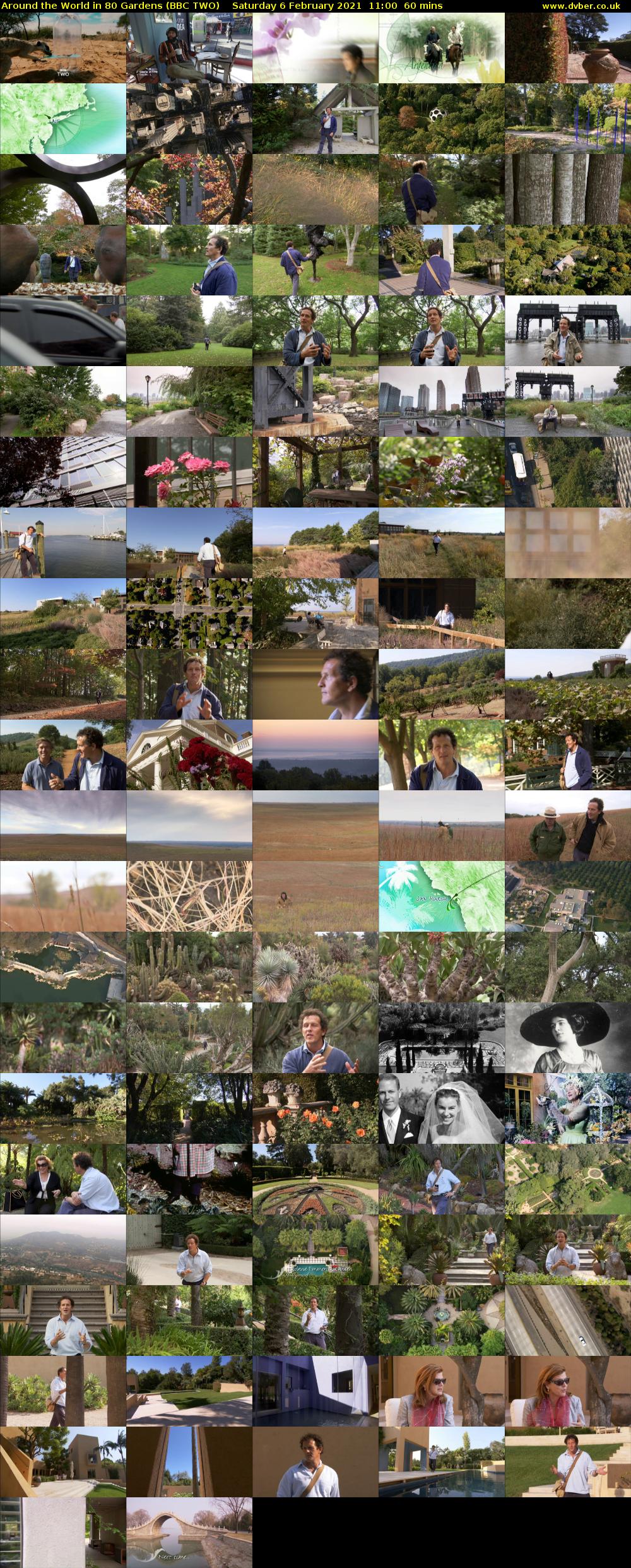 Around the World in 80 Gardens (BBC TWO) Saturday 6 February 2021 11:00 - 12:00