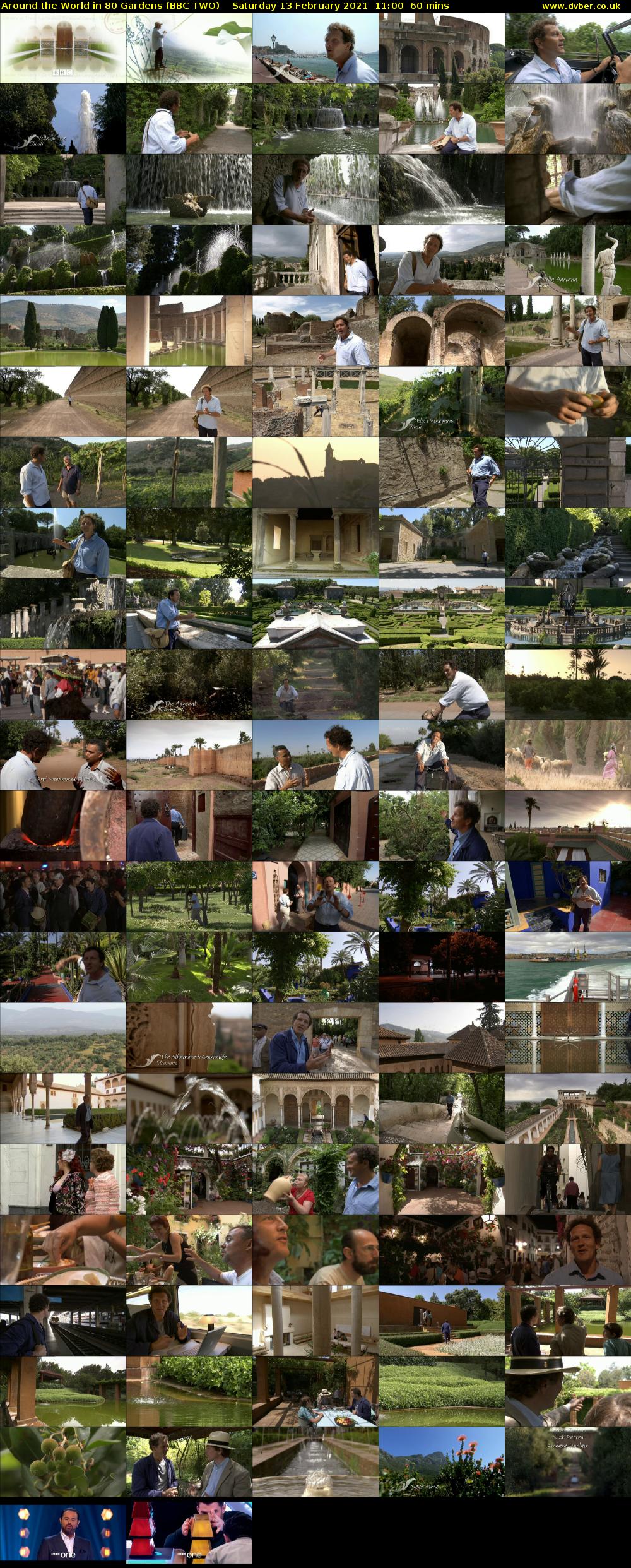 Around the World in 80 Gardens (BBC TWO) Saturday 13 February 2021 11:00 - 12:00