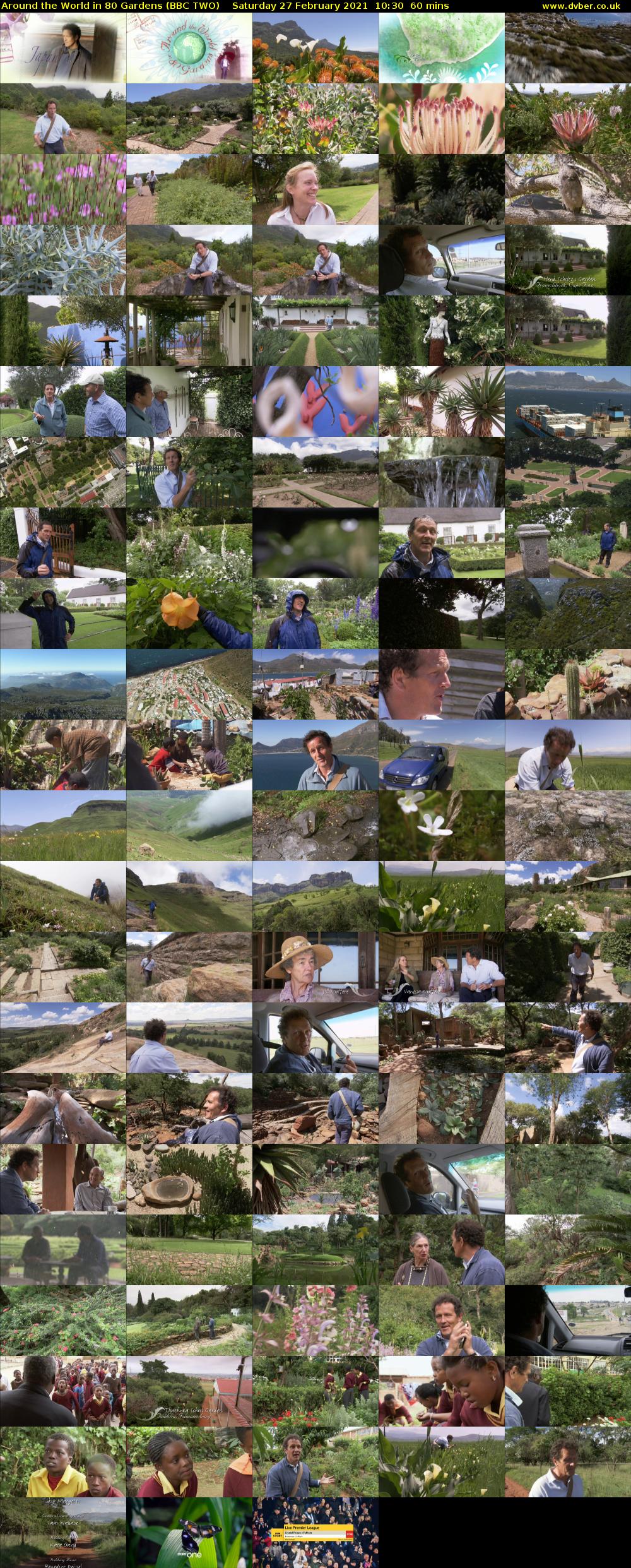 Around the World in 80 Gardens (BBC TWO) Saturday 27 February 2021 10:30 - 11:30